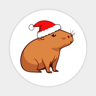 Capybara Christmas Magnet